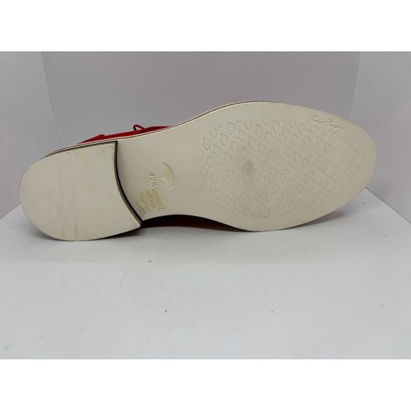 NWB FRANCE Robert Clergerie BRUCE Dull Corail Coral Nubuck Suede LoaferShoes 9.5 main image 9